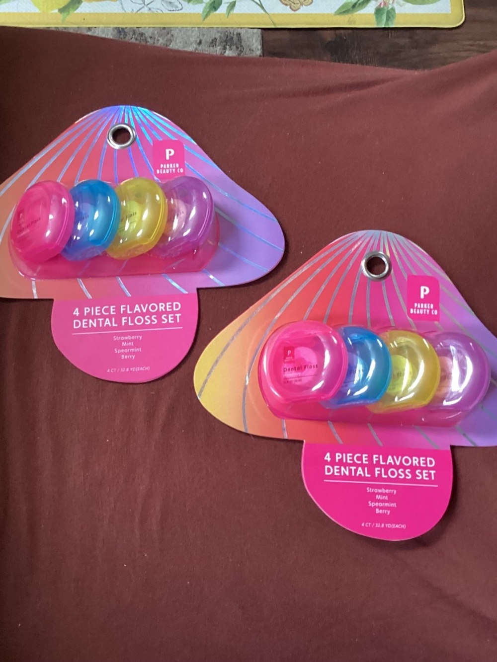 Parker Beauty Co flavored dental floss sets bundle New